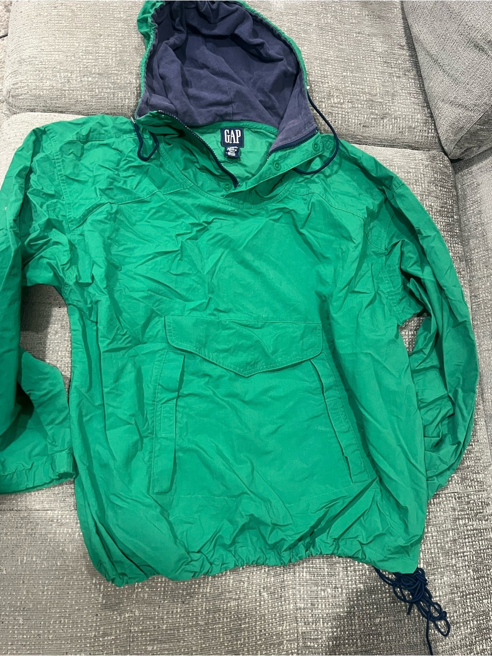 vintage 1990s Gap nylon anorak windbreaker jacket